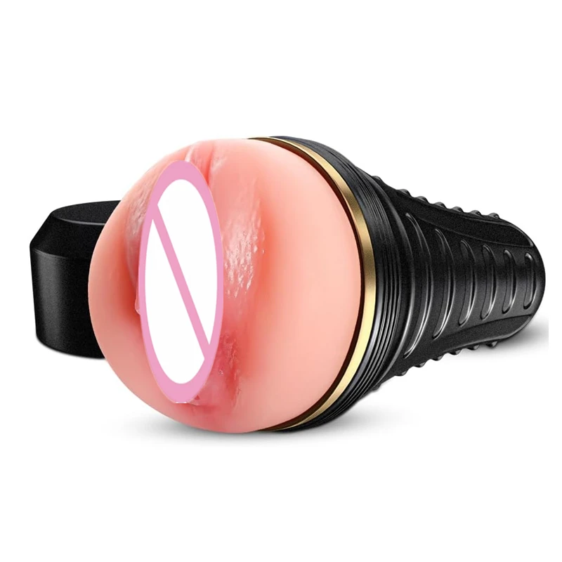 Flesh the LIght Realistic Pussy Male Masturbator Sex Toy For Men Lifelike Artificial Silicone Vagina Mans Masturbation Cup