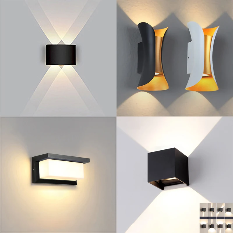 Modern LED wall lamp plastic lampshade wall light Nordic sconces indoor lighting home decor living room bedroom bedside