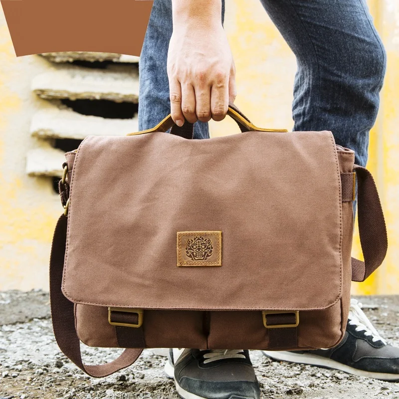 Canvas Men Shoulder Bags Sport Man Handbags Fashion Male Crossbody Messenger Bags