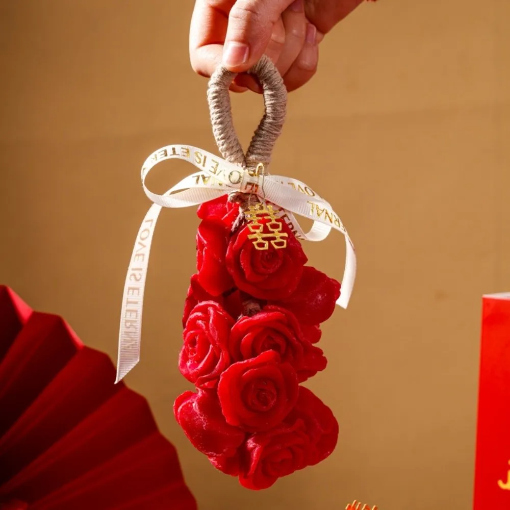 Portable Simulated Grape Aromatherapy Soap Gentle Rich Foam Rose Scented Soap Hanging Can Be Cut Handmade Soap for Wedding Gift