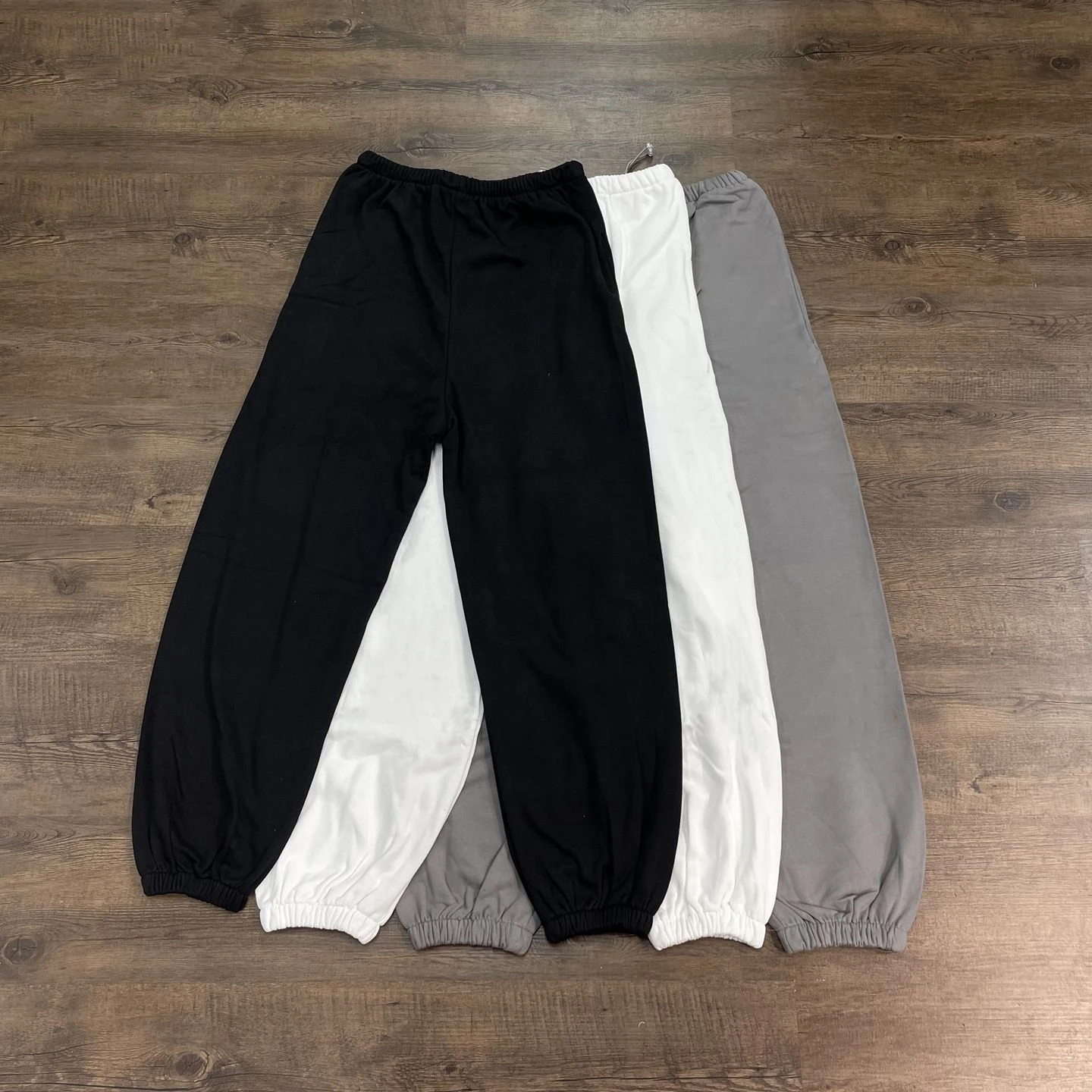Yao Fashion KANYE WEST Solid Color Cleanfit Streetwear Sport Sweatpants Casual Loose HipHop High Street Unisex Pants For Men