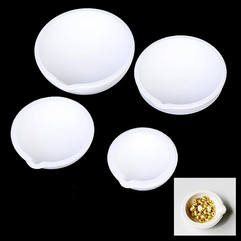 1pcs High Temperature Quartz Silica Melting Crucible for Gold Silver Jewelry Tool