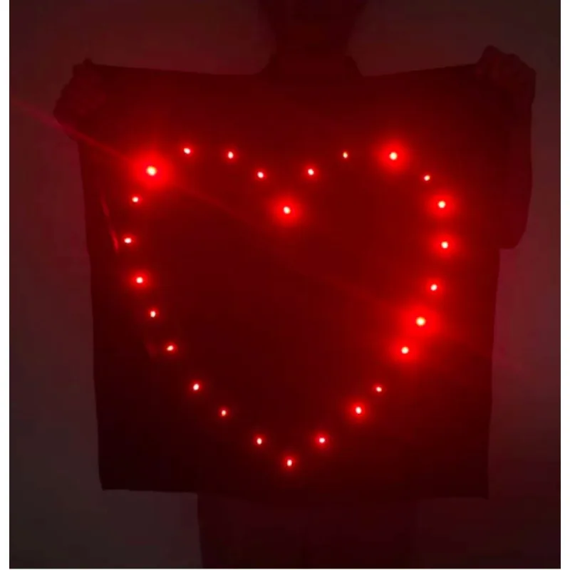 Blendo Bag with Red Lights (Heart) Stage Magic Tricks Illusion Gimmicks Magic Props Party Magia Show Funny Professional Magician