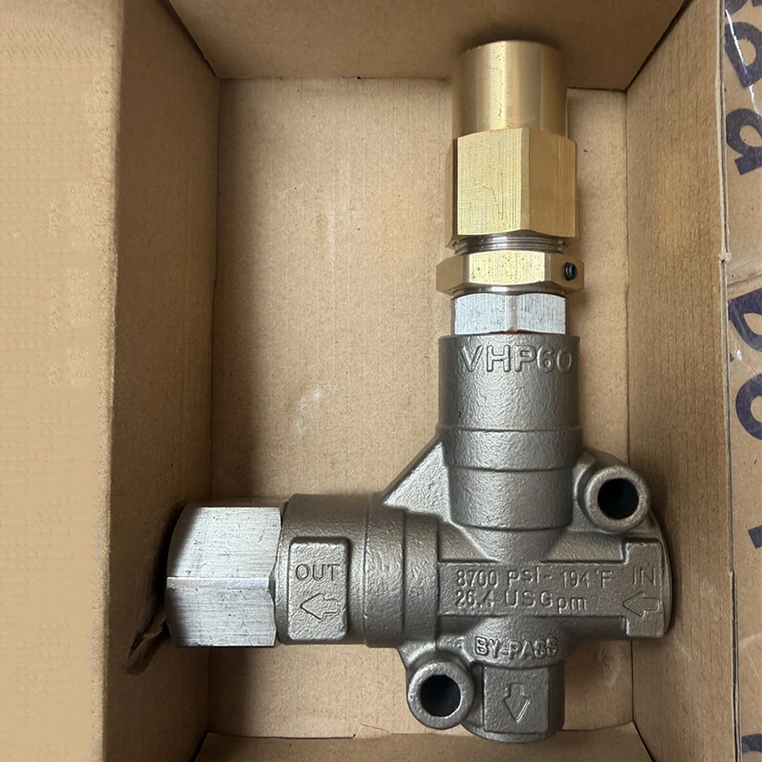 600kg Pressure Regulating Valve Ultra-high Pressure Cleaning Machine Accessories Regulator Pressure Washer Unloader Valve VHP60