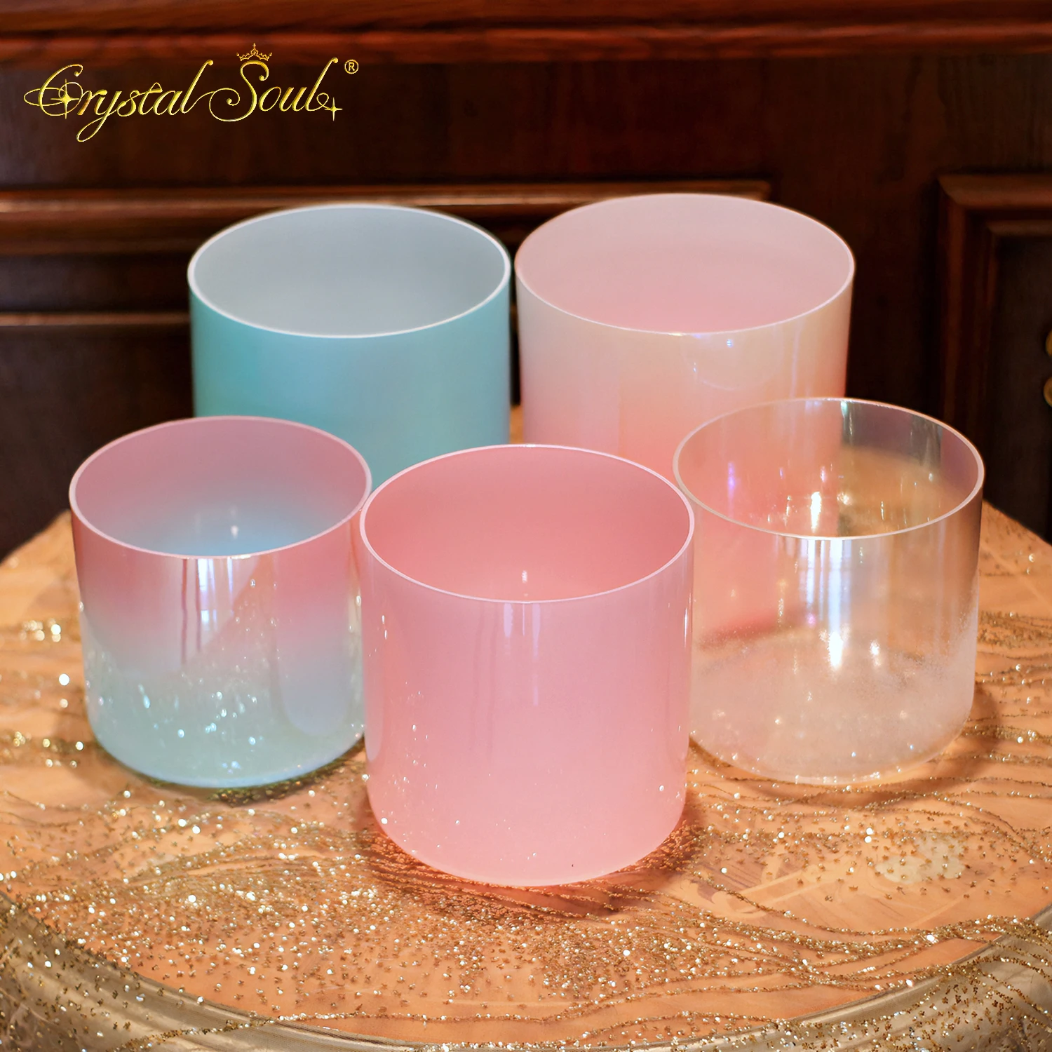 Crystal Soul 2026 High Quality Customized New Harmonious Sound Crystal Singing Bowl CDFGA