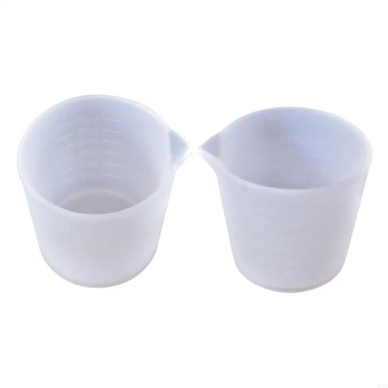 30ml Resin Cup Non-Stick Silicone Cup Silicone Measuring Cup Reusable Mixing Cup