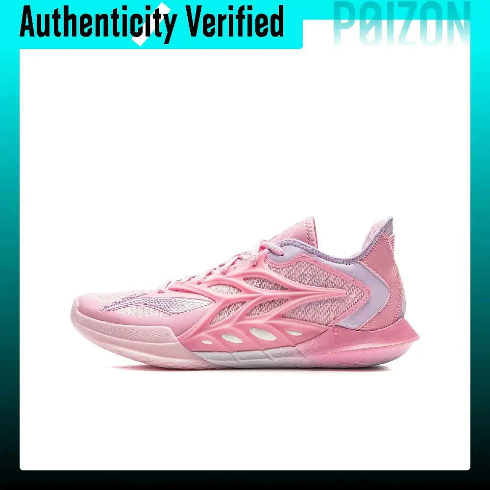 Li Ning Flash Strike 12 Cushioning Slip Resistant Abrasion Resistant Breathable Rebound Grip Low top Basketball Shoes ABAV069-1