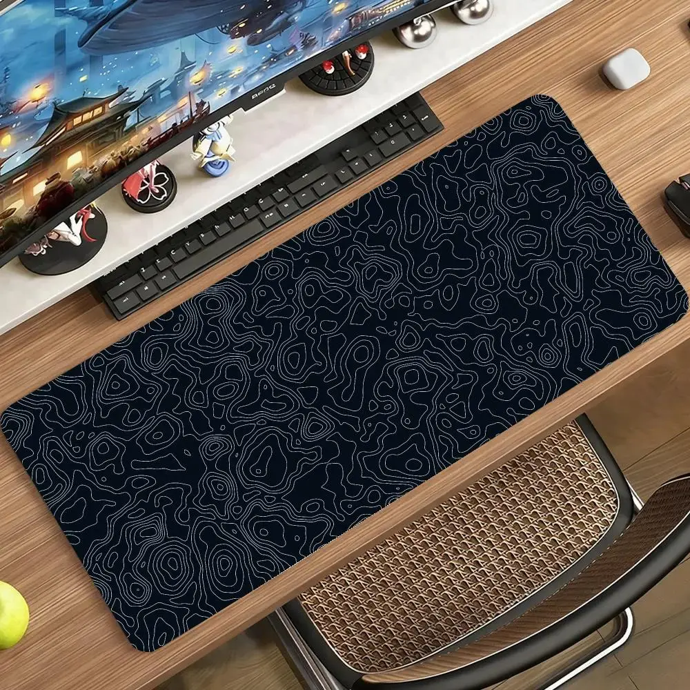 Dark Textured Mousepad Table Mat Playmat High Definition Stain Resistant Print Anime Games Pads For Daily Laptop Use