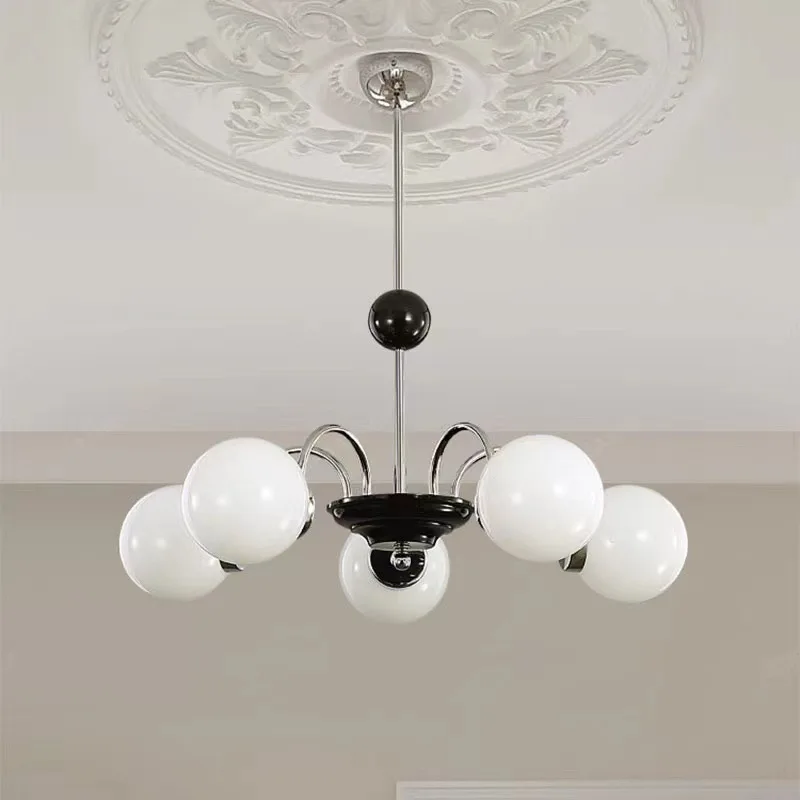Postmodern Luxury Pendant Lights Artistic Glass Lampshade LED Chandelier Living Room Hotel Lobby Homestay Bedroom Hanging Lamps
