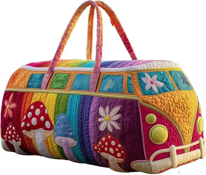 3D Printed Quilted Travel Bags Handbag Personalized Gifts Sport Bags Custom Tote Bag Training Bag Beach Hiking Camping