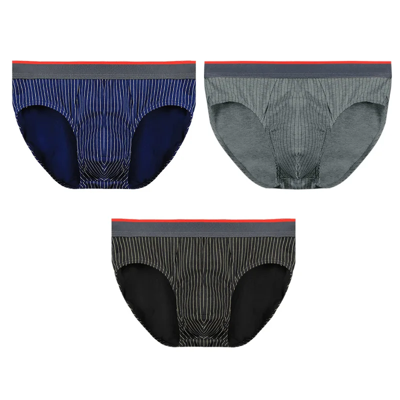 1pc Men's Underwear, Men's Antibacterial Cotton Briefs, Teenagers' Large Size Underwear, Boys' Sports Summer Thin Shorts