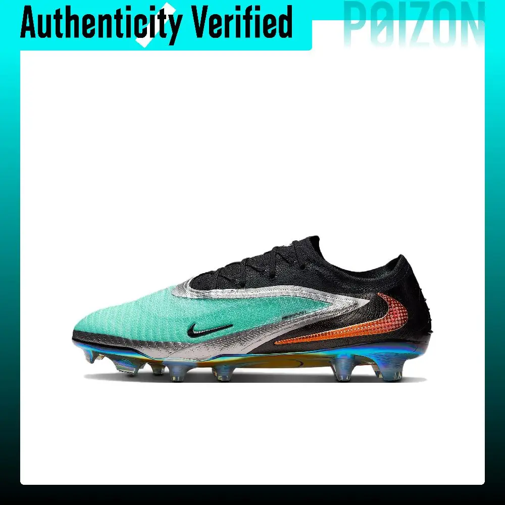 Nike Phantom 6 FG Firm Ground Soccer Shoes Unisex Chrome Black IH3737-001