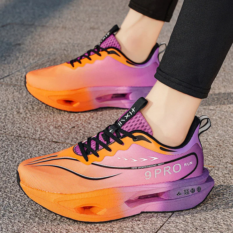 2026 Men's Cushioning Running Shoes Lightweight Athletic Casual Sneakers Male Non-Slip Sports Shoes Outdoor Travel Walking Shoes