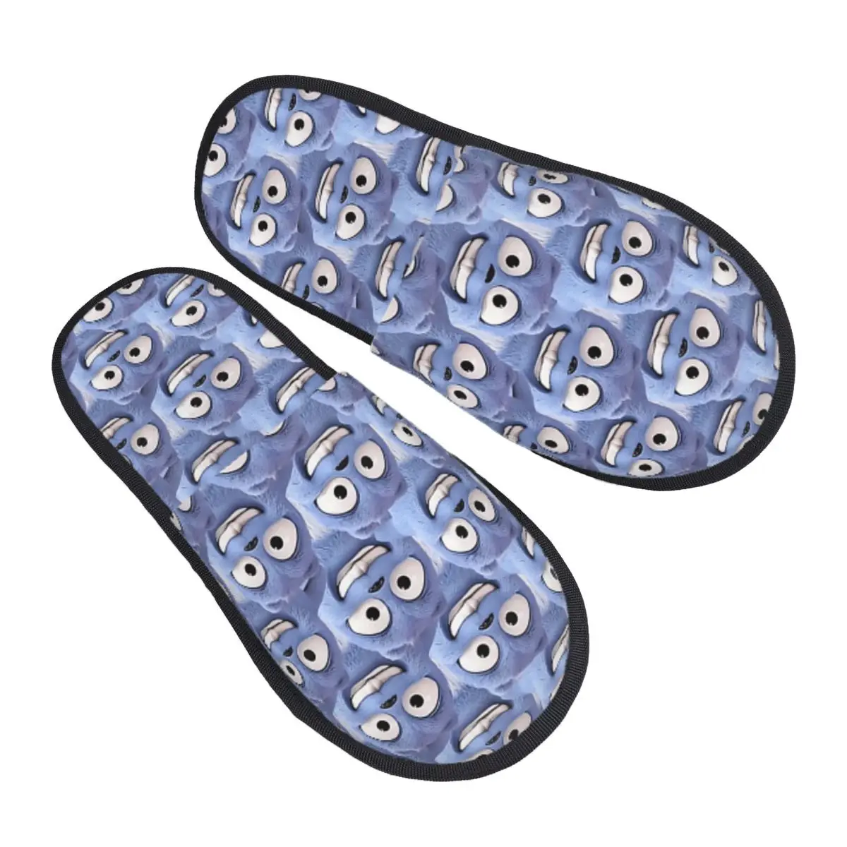 Custom Grizzy And The Lemmings Slippers Memory Foam Warm Soft Women House Slipper Indoor Fluffy Shoes