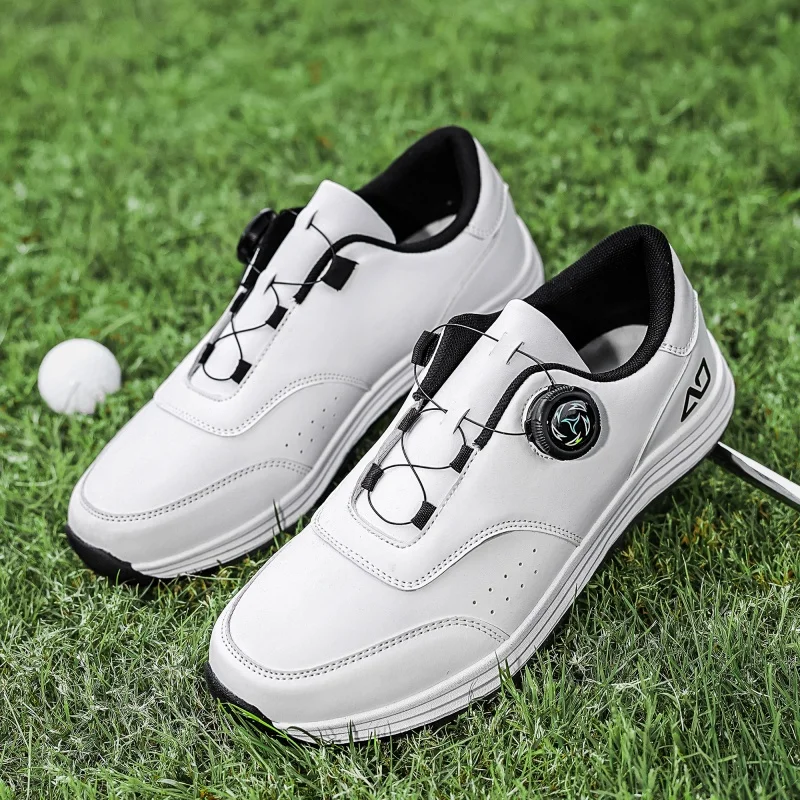 Golf Sneakers Men's Waterproof Fashion Outdoor Comfortable Golfers Footwears Anti-slip Design,Suitable Mountain Climbing Hiking.