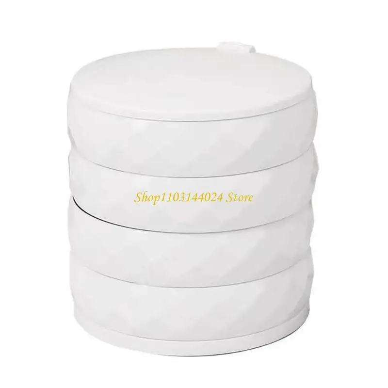 N5KE Plastic Jewelry Stand Earrings Ring Box Jewelry Display Case Earring