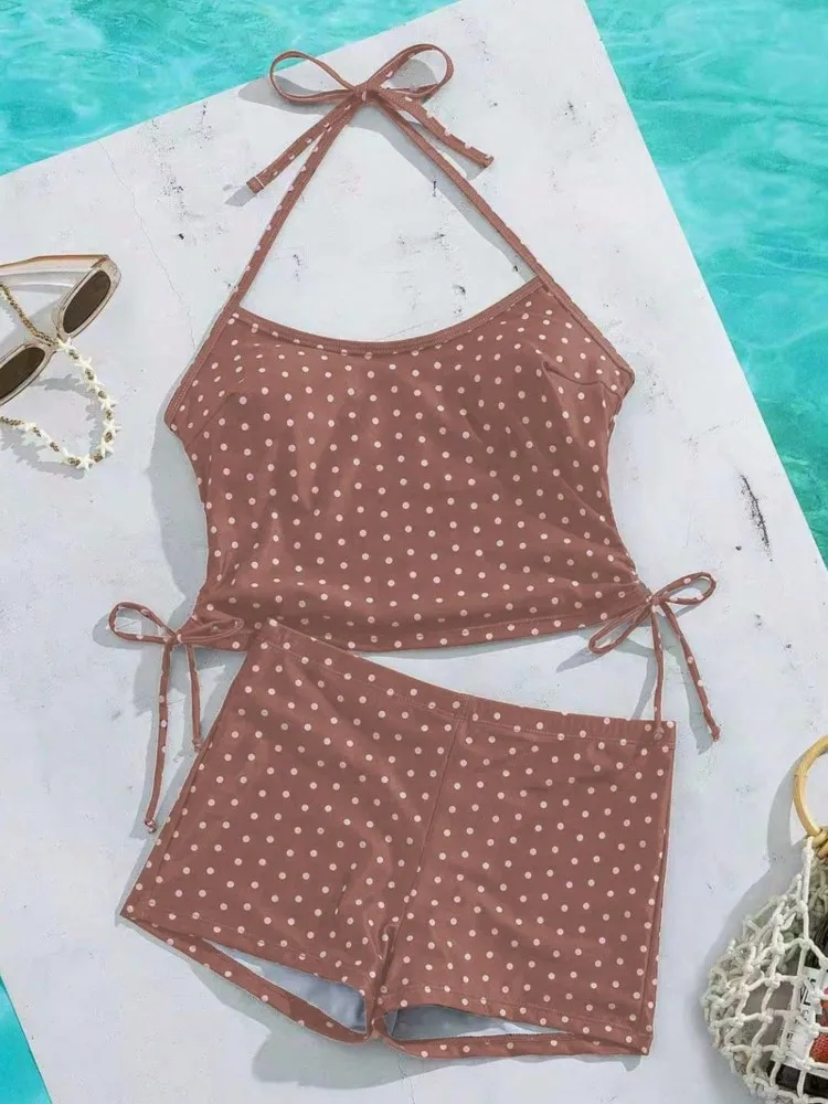 New High Waist Swimwears Tankini Set Sexy Swimsuit Women Summer Bathing Suit Bikini Set Long Sleeve Beach Swimming Suit Female