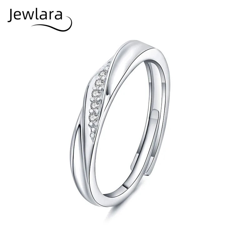Jewlara 925 Silver Mozzarella Jewelry, Rupert's Tears Couple Ring, A Pair of Men's and Women's Rings