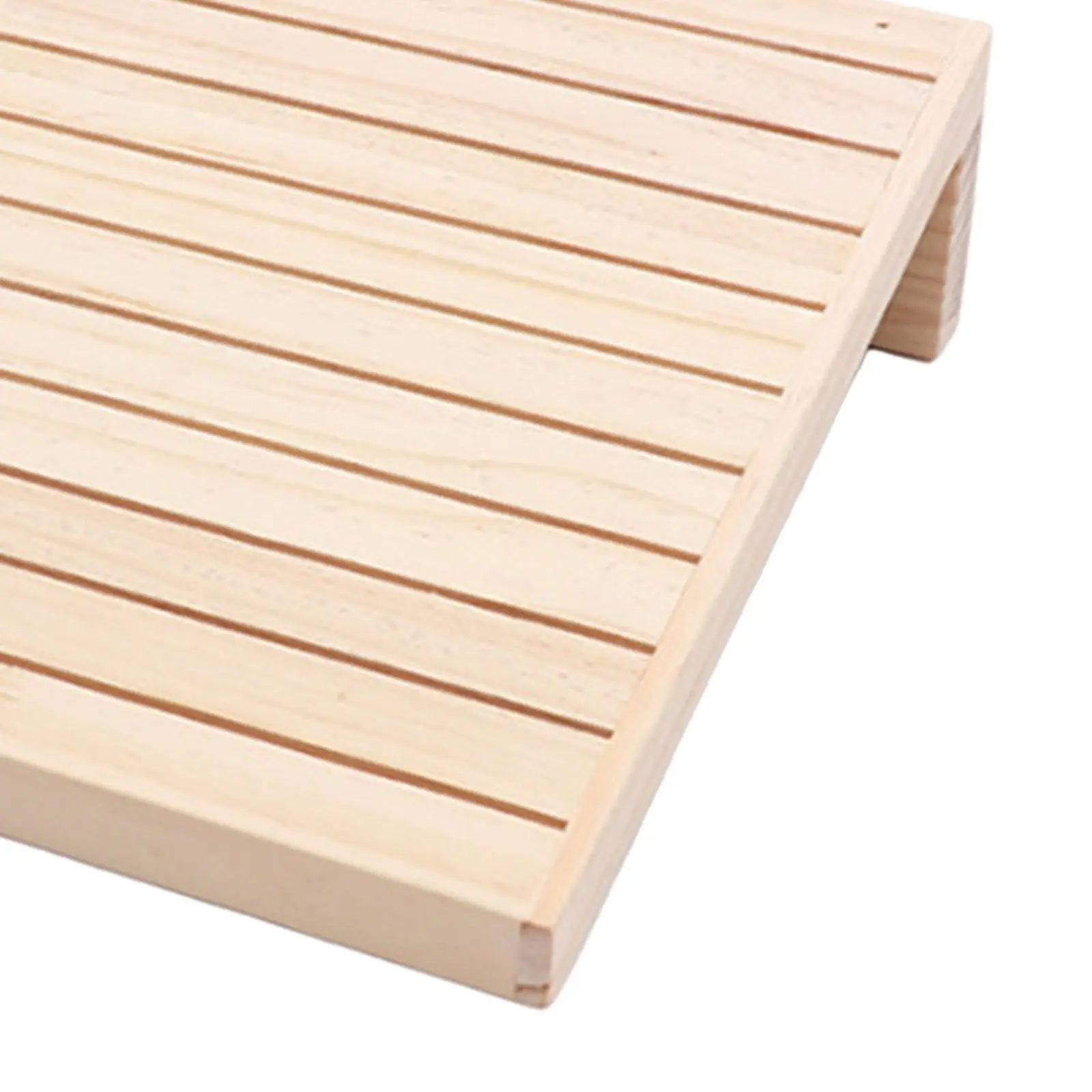 Jewelry Stand Wooden Ring Display Organizer 10 Rows Tray for Storing and Displaying Rings and Earrings for Home