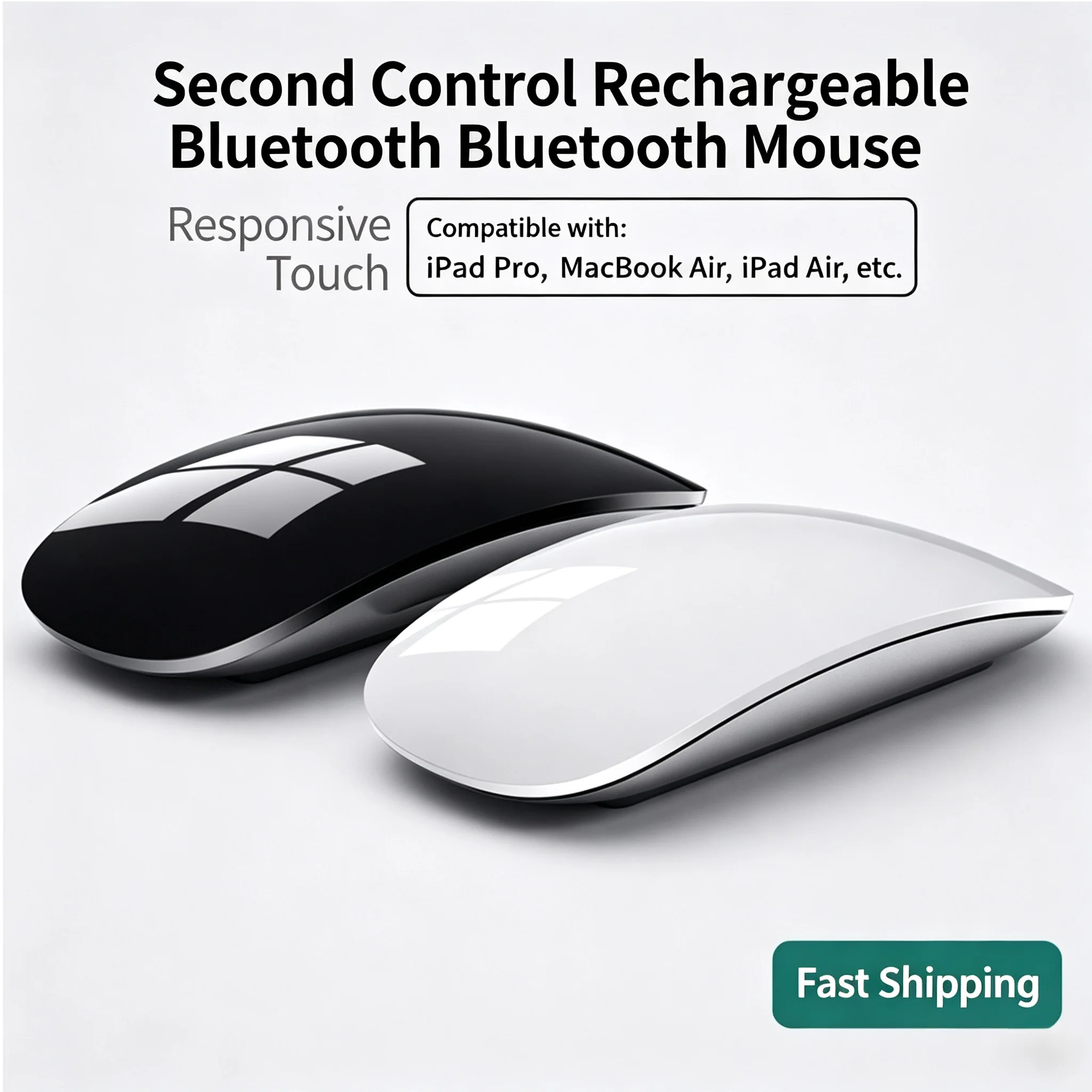 Multi-Touch Surface Magic Mouse For Macbook Air iPad pro Laptop Tablet PC iPad Bluetooth 5.0 Wireless  Mouse