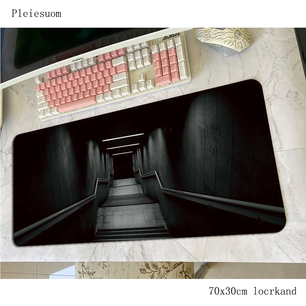 Stairs mousepad locrkand 700x300x4mm Computer mouse mat gamer gamepad Mass pattern home gaming mousemat desk pad office padmouse