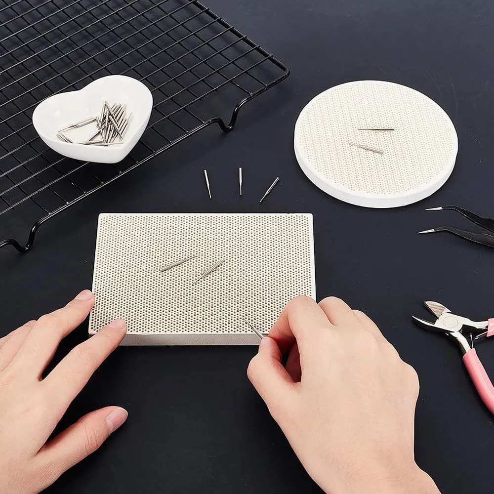 Ceramic Honeycomb Soldering Board Jewelry Heating Paint Printing Drying Tool Drying Tool Plate Jewelry Processing Making Tool