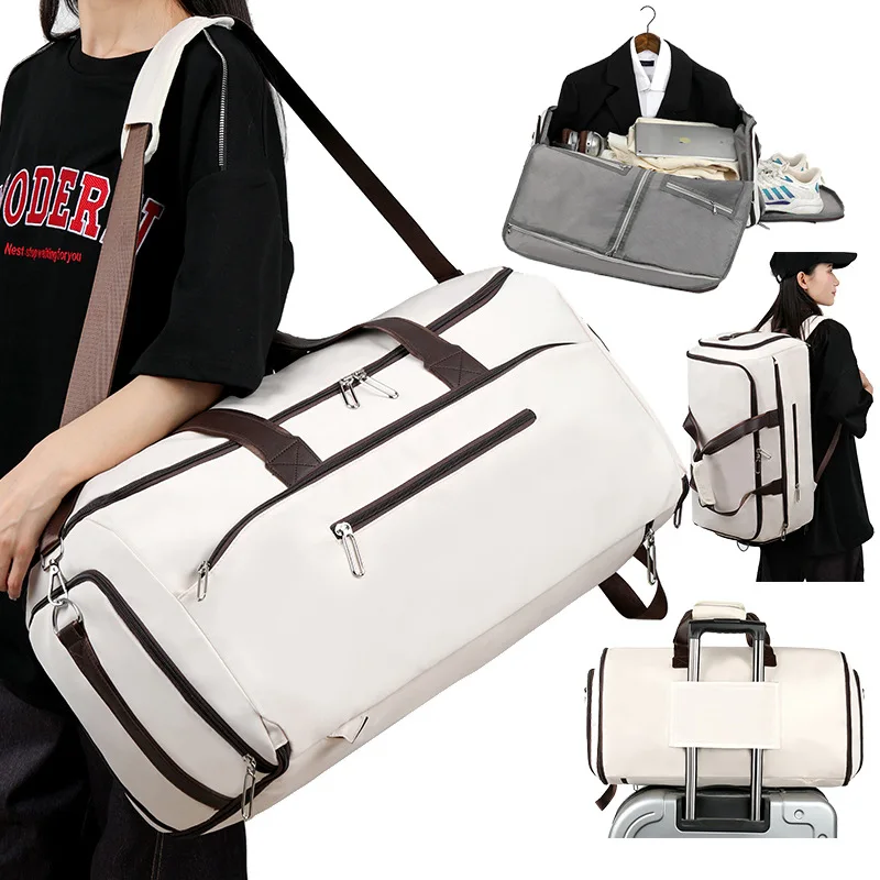 Large Capacity Travel Duffel Bag for Men Women Suit Bag Shoulder Carry On Luggage Business Outdoor Sports Gym Bag for Weekend