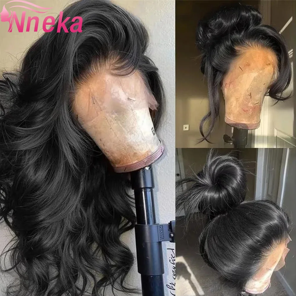 360 Full Lace Invisible Strap Body Wave Glueless Wigs Human Hair Curly 13x4 13x6 HD Frontal Pre Plucked Lace Wigs For Women