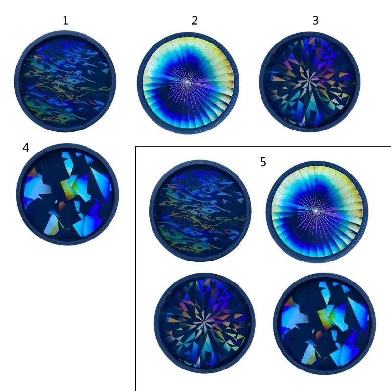DIY Resin Mold Round Silicone Mould Christmas Snowflake Mold