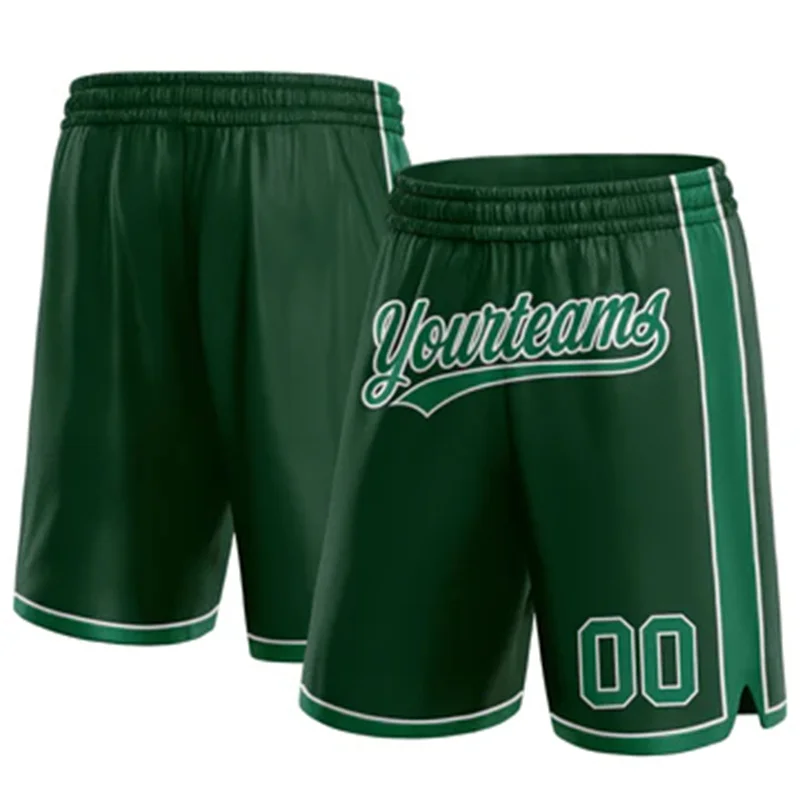 Custom TeamName Number Authentic Basketball Shorts Summer Fashion Outdoor Sportwear Casual Oversized Shorts