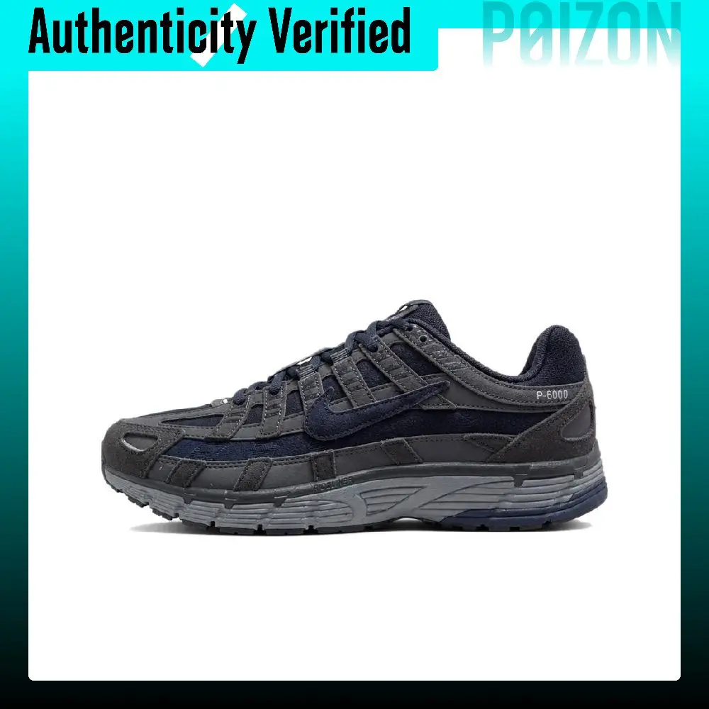 Nike P-6000 Running Shoes Men's Low-top Dark Blue Gray IO3370-400