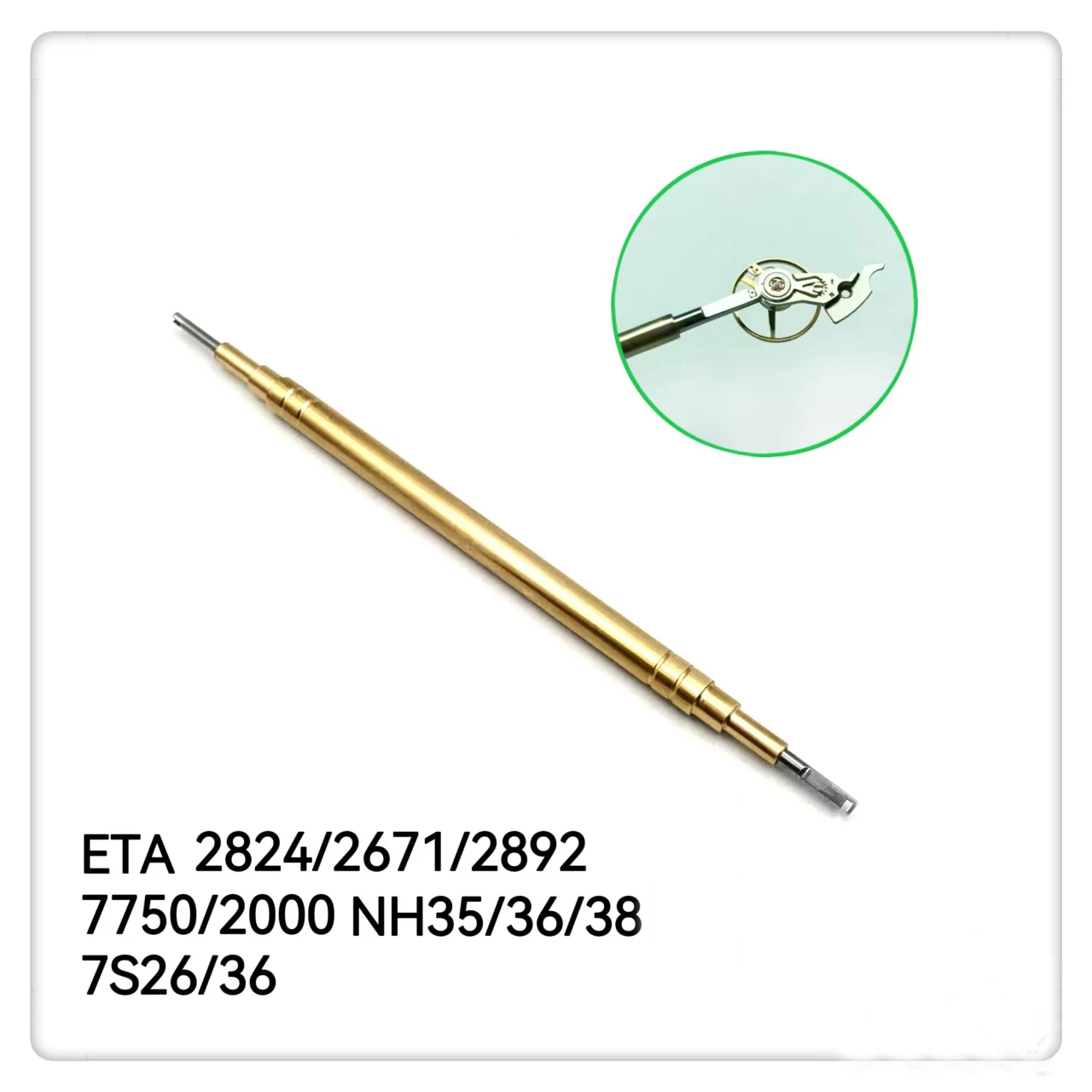 E28F Sturdy Stainless Steel And Coppers Balance Wheel Tool Sturdy Watch Repair Tool  For Watchmakers And DIY Enthusiasts