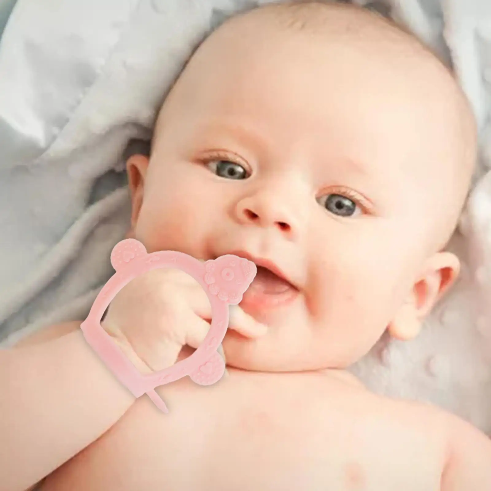 Baby Molar Stick Toy Food Grade Silicone Grasp Design Cute Funny Anti Eating Hand Finger Toothbrushes for Toddlers Kids Babies