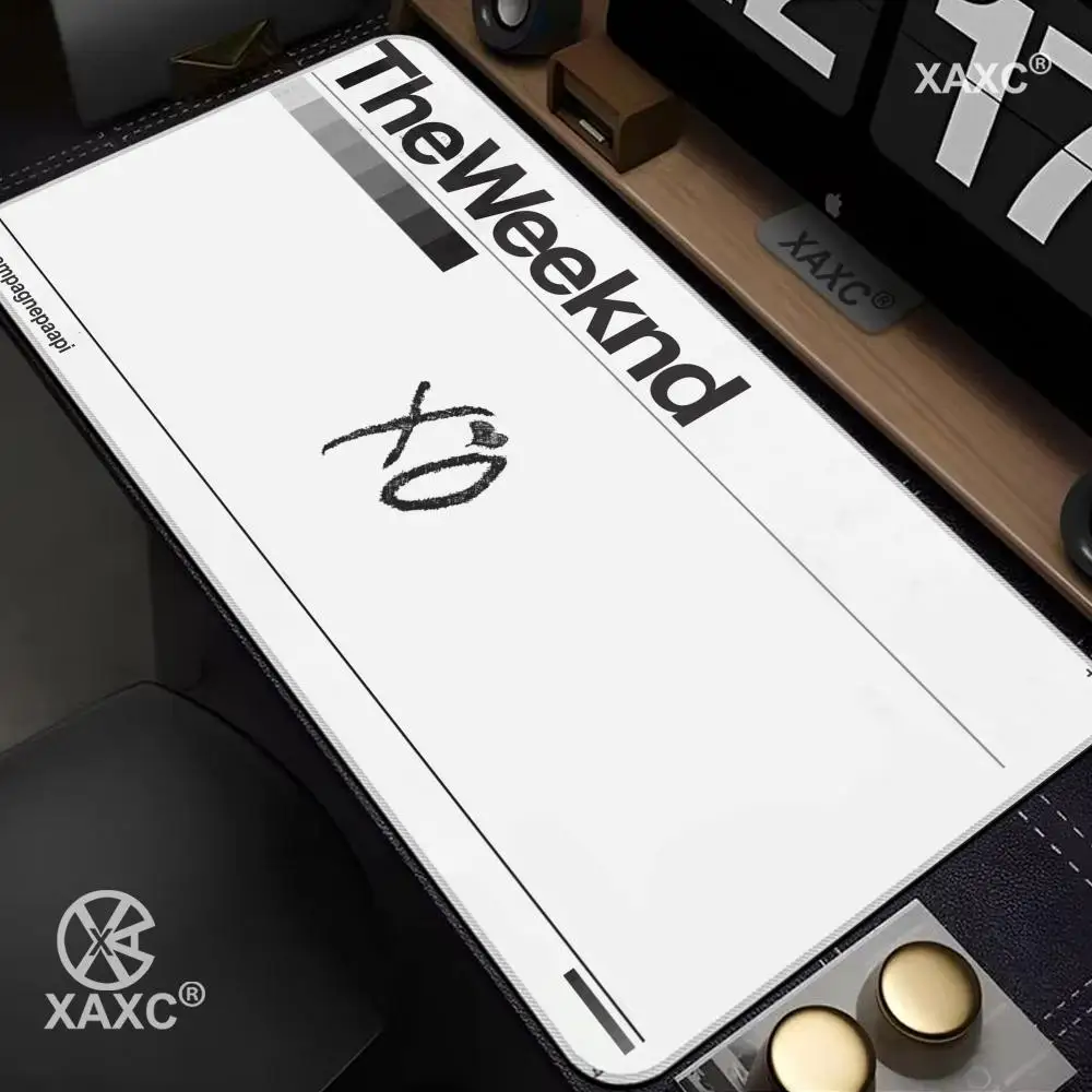 The Weeknd Xo XAXC Mouse Pad Large Keyboard Mouse Desk Pad Non-Slip Rubber Gaming Mouse Pad Laptop Mouse Carpet