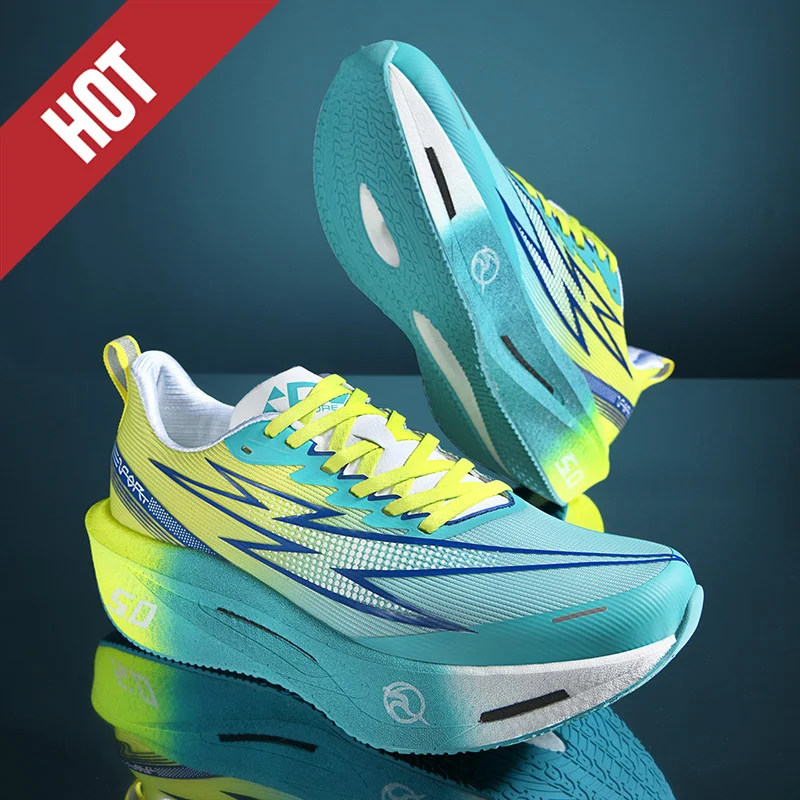 NEW MIX Carbon Plate Running Shoes for Men Women Racing Marathon Stable Rebound Shock-absorbing Training Sneakers Comfortable