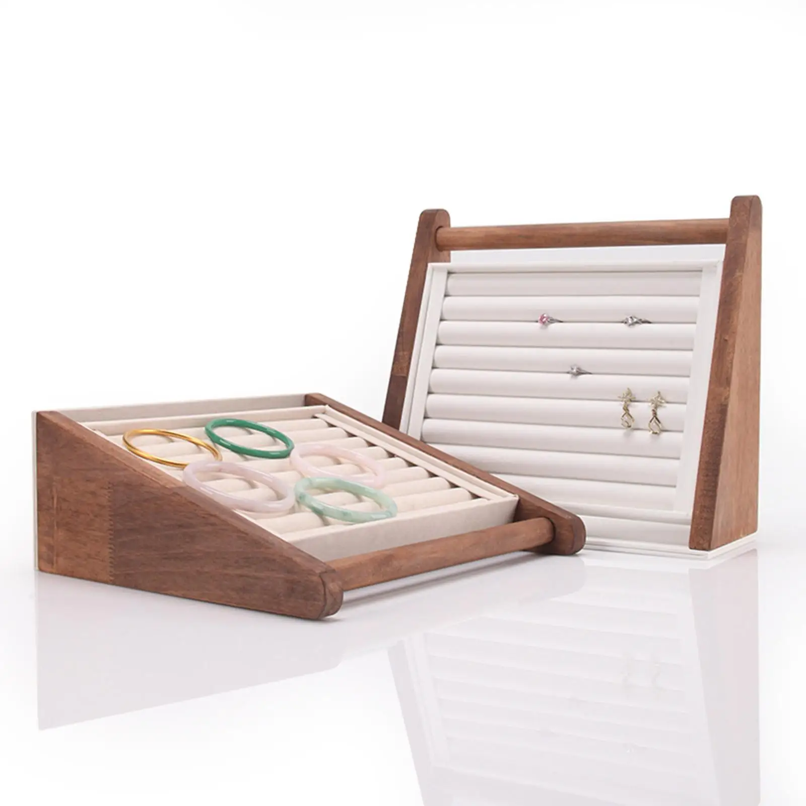 Rings Display Stand Tray Rings Showcase Tray for Necklaces Bracelets Selling