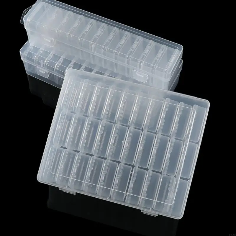  Portable Plastic Organizers for Travel with Earplugs and Small Items Storage Box