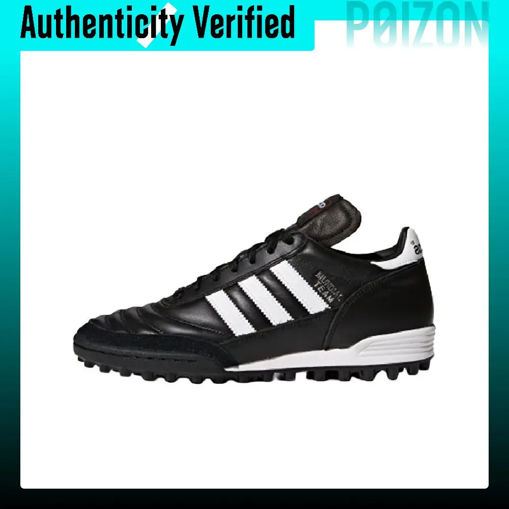 Adidas MUNDIAL Soccer Shoes Unisex Low-top Black/White 019228