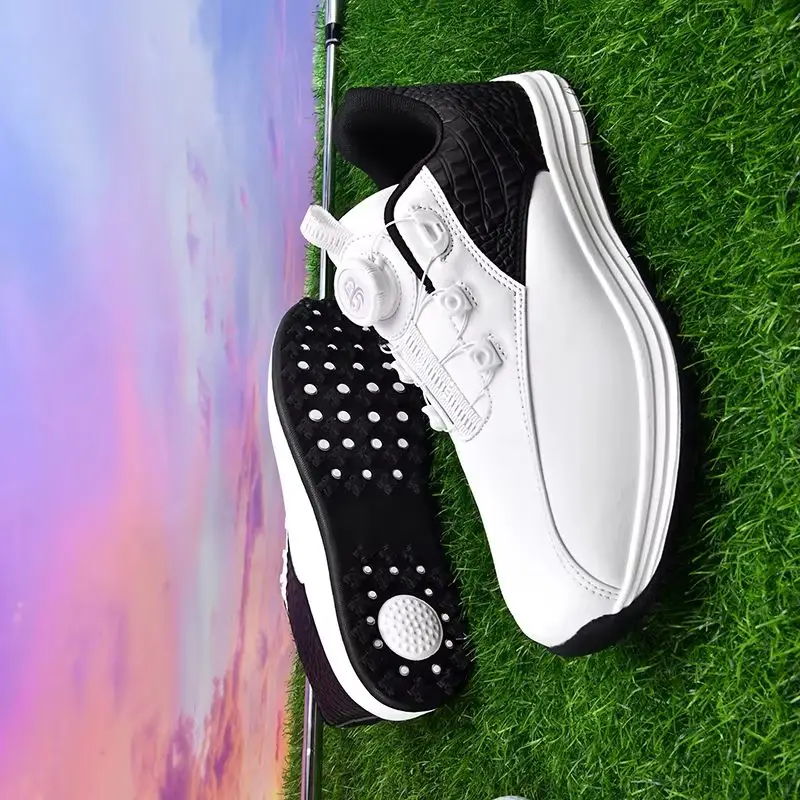 2026 Hot Sale Golf Shoes Ladies Unisex Mans Gym Shoes Big Size 46 Golf Sneakers for Men Quick Lacing Golf Training Shoes For Men