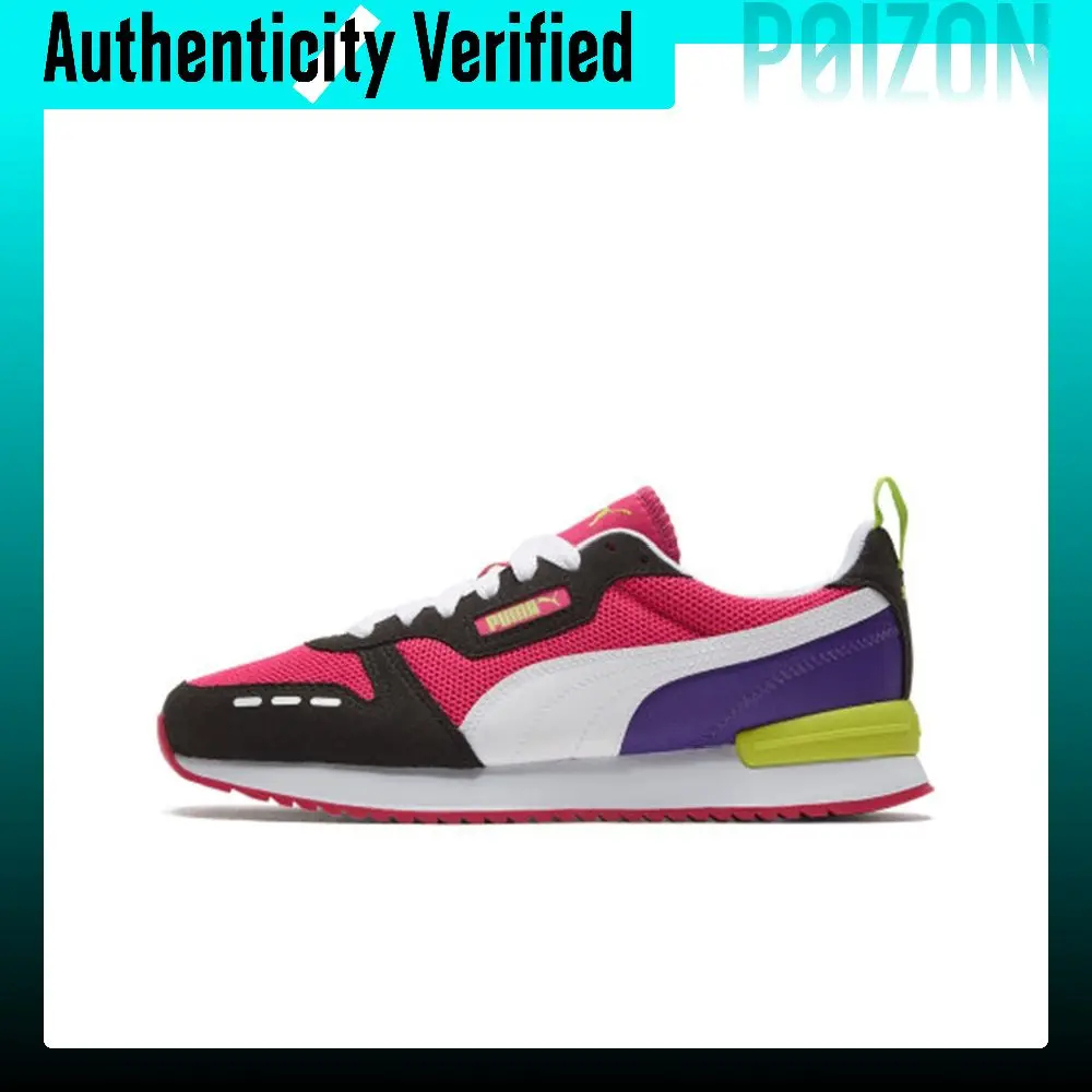 PUMA R78 Abrasion Resistant Abrasion Resistant Low top Casual Running Shoes Unisex Pink 373117-04