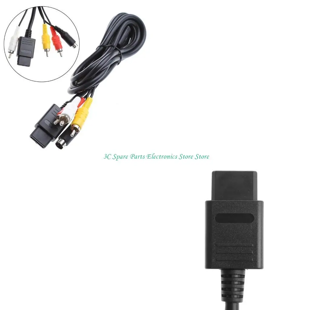 SZ AV Video A/V Cable Cord for 64 N64 GameCube for NGC SNES for SFC Consol