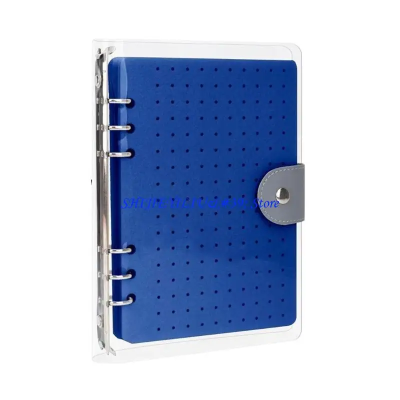 E21F Elegant Pin and Brooch Collection Holder 6 Felt Pages Travel Storage Case for Jewelry and Enamel Pins Organization
