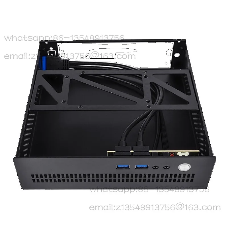 GM102 desktop 2-liter ITX vertical and horizontal HTPC waterproof MINI steel plate thickened small chassis