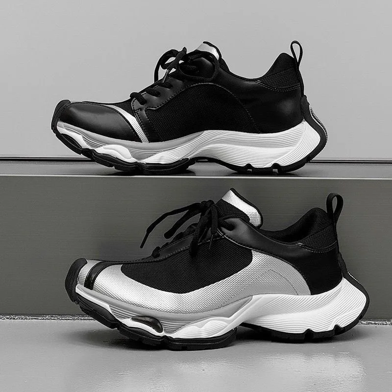 Super Cool Running Trainers Men Women Thick Soled Leisure Sport Shoes Couples Designer Athletic Shoes Unisex Brand Walking Shoe