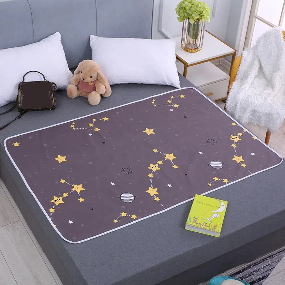Soft Waterproof Bedding Sheet Cloth Reusable Washable Bedding Urine Pads Breathable Bed Protector Diaper Baby