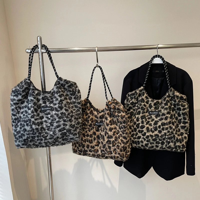 Fashion Creative Leopard Print Sweet Shoulder Bags 2026 High Quality Exquisite Popularity Stylish Design Handbags for Women
