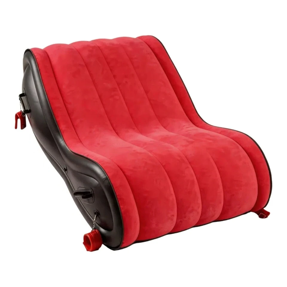 Inflatable Sex Sofa With Cuff Kit BDSM Furniture SM Play Adult Toys For For Couples Position Support G-point Love Pad PVC Pillow