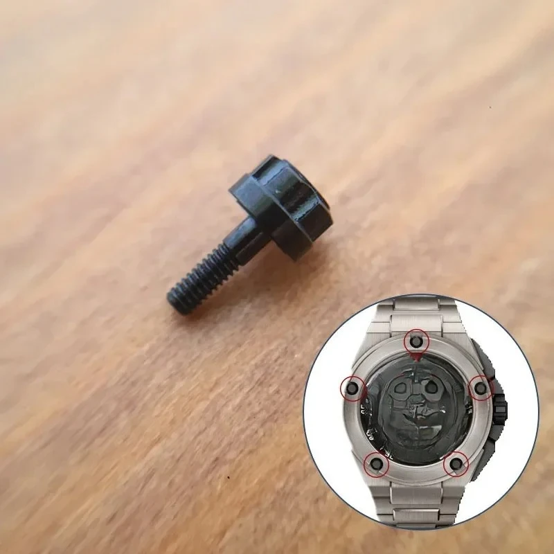 6 Prongs Bezel Screw for IWC IW379602 Ingenieur Double Chronograph 45mm-46mm Watch