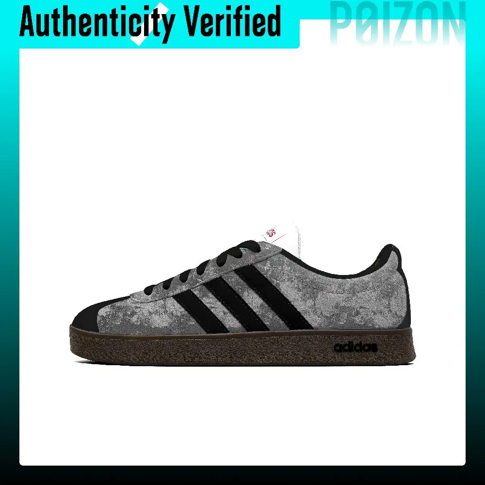 Adidas VL COURT 2.0 German Army Trainers Unisex Low-top Black Gray Color HQ1801(Team2829-)