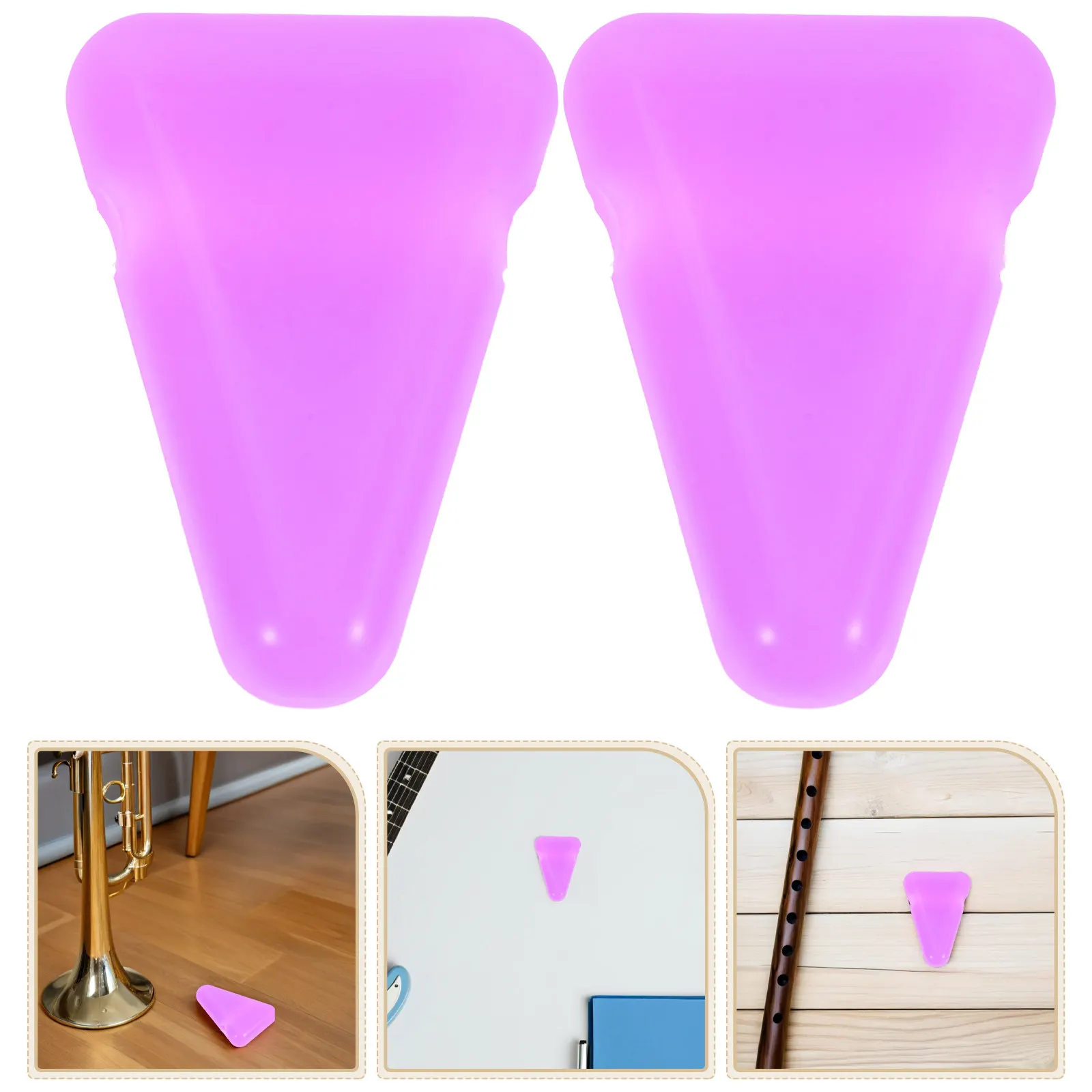 2 Pcs Meditation Fork Mounting Stand Stabilizer Holder Tuning Practice Protective Sound